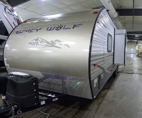 RV Rental Denver Travel Trailer Greywolf 28 exterior